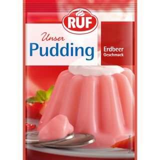Strawberry-flavoured Pudding 3x38g