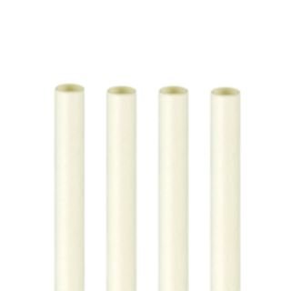Paper straws ø6mm h-19.7cm 250 pcs white