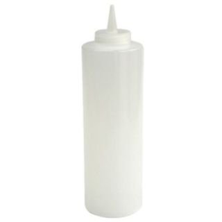 Pudele mērcei plm.1025ml caursp./balta