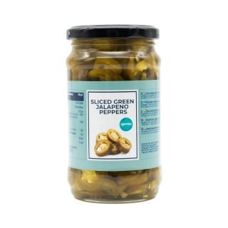 Halapenjo pipari zaļie &scaron;ķēlītēs, marinēti 295g/160g GEMOSS COLLECTION