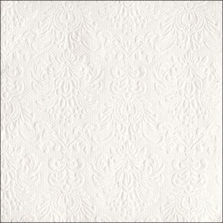 Salvetes 33cm 3-k. 15gab ELEGANCE WHITE