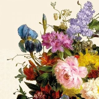 Salvetes 33cm 3-k. 20gab STILL LIFE BOUQUET CREAM