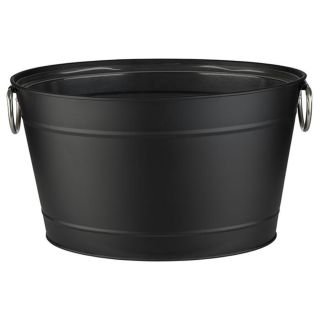 Vīna/šampanieša dzesējamais trauks TIN 40x28cm h-22cm 11L melns