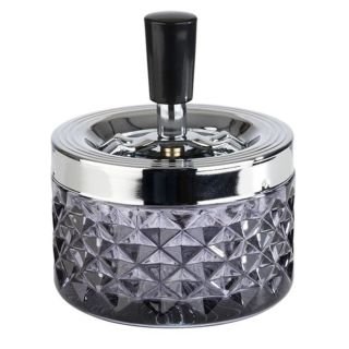 Pelnu trauks PUSH ø9.5cm h-11cm stikla pelēks