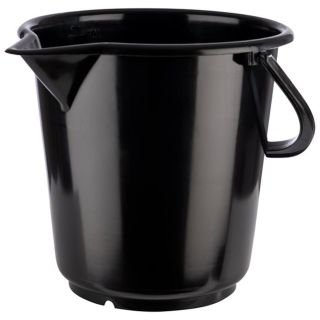 Spainis 10.5L ø28.5cm ar iedaļām PE melns VN