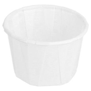 Trauciņi mērcei papīra ø4.2cm h-3cm 30ml 250gb, balti