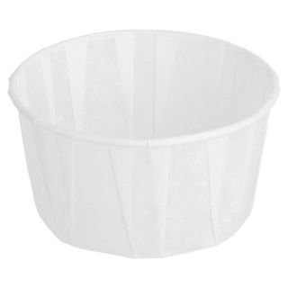 Trauciņi mērcei papīra ø7.7cm h-4.2cm 120ml 250gb, balti