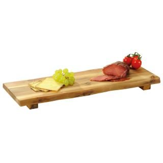 Dēlītis servēšanai ar kājiņām 53x19x4cm akācijas brūns