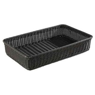 Grozs 53x32.5cm h-10cm PROFI LINE plastmasas melns [12]
