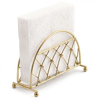 Salvešu turētājs 14x10cm LATTICE VERT zelta krāsā