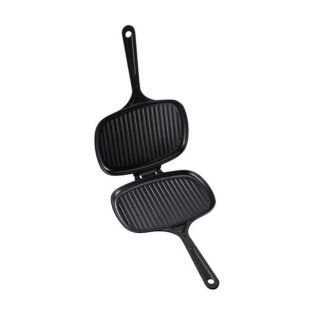 Tosterpanna čuguna LAVA GRIDDLE 18x26cm melna matēta indukcijas VN