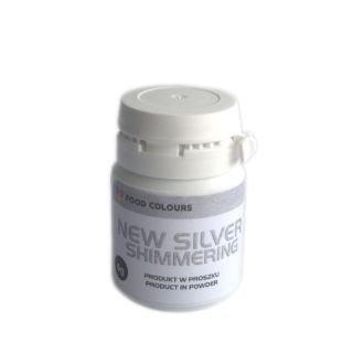 Sudraba krāsviela pulverveida Jaunais Sudrabs Shimmering 6g