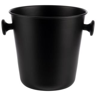 Vīna/šampanieša dzesējamais trauks ø21.5cm 5L melns ar rokturiem