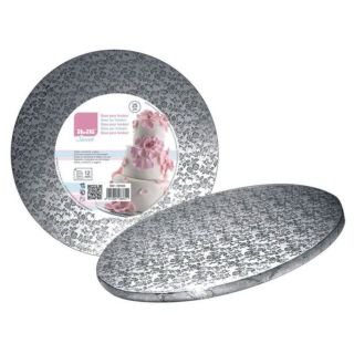 Paliktnis kūku ø35cm h-1.2cm sudraba