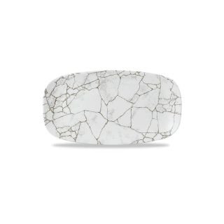 Šķīvis 29.80x15.30cm KINTSUGI AGATE GREY
