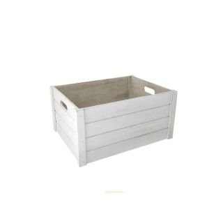 Kaste koka 40.5x30.5x20cm balta
