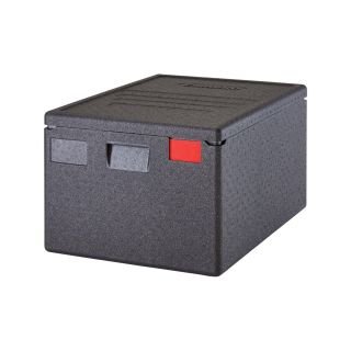 Cam GoBox izolācijas konteiners, augšējā iekraušana, 600x400 mm, Cambro, 80L, Melns, 690x490x(H)370m