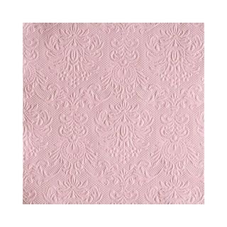 Salvetes 33cm 3-k. 15gab ELEGANCE PASTEL ROSE