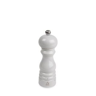 Sāls dzirnavas koka PARISRAMA 18cm pelēkbaltas