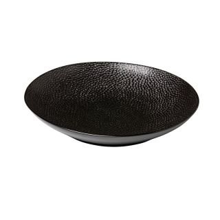 Šķīvis dziļais HONEYCOMB BLACK Ø25.5cm