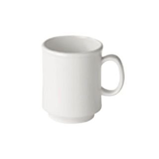 Krūze melamīna 300ml, ø7.5cm h-10cm, balta