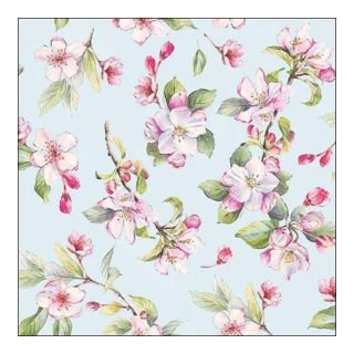 Salvetes 33cm 3-k. 20gb SPRING BLOSSOM BLUE