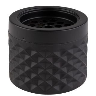Pelnu trauks ø9.5cm h-8cm stikla melns