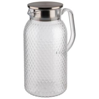 Krūze sulai 1.8L ø24 cm ar n/t vāku polikarbonāta