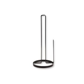 Virtuves dvieļu turētājs met. ø13cm h-32.5cm melns