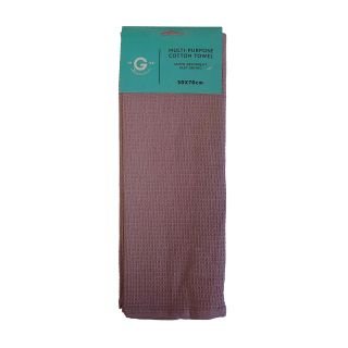 Dvielis kokvilnas 50x70cm DEEP TAUPE