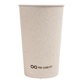 Glāzes atkārtoti lietojamas 330ml RICE HUSK