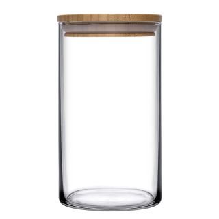 Trauks ar vāku BAMBOO 1480ml stikla