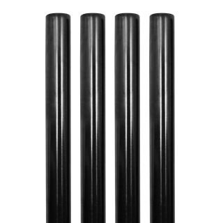 Stainless steel straws ø8mm 15cm silver 8 pcs + brush