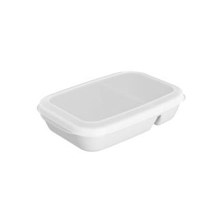 LUNCHBOX WITH DIVIDER 1,0L WHITE