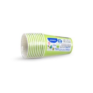 Glāzes v/l.papīra 240ml 10gab zaļas