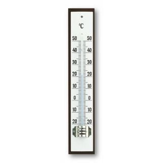 Analogue indoor thermometer 31x16x162mm 39g mahogany