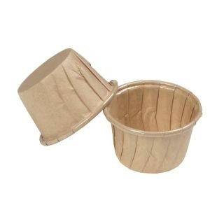Brown cardboard baking cup D54 H40mm + FILM 100pcs