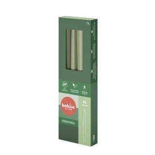 Sveces konusveida h-24.5cm ø2.4cm 4gab Fresh Olive