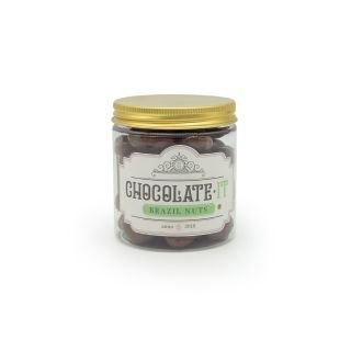 Brazīlijas rieksti piena šokolādē ar Himalaju sāli 170g CHOCOLATE IT