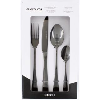 Galda piederumu komplekts 16gb NAPOLI BLACK melns