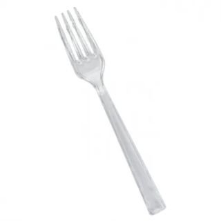 Dakšas atkārtoti lietojamas caurspīdīgas PS 18cm 50gab GASTROFUL