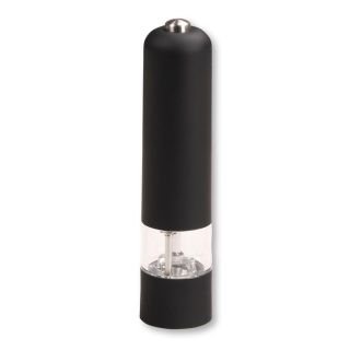 Piparu dzirnaviņas melāla elektriskās ø5.2cm h-22.6cm melns