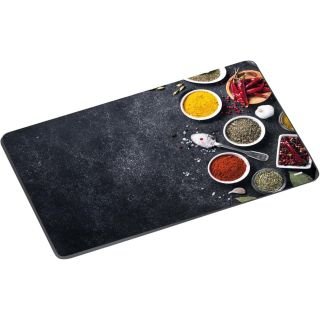 Dēlītis stikla ar attēlu 38×28.5x0.7cm spices
