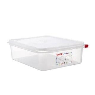 Trauks GN 1/2 h-100mm 32.5x26.5cm 6.4L PP ar vāku (-40°C...+95°C)
