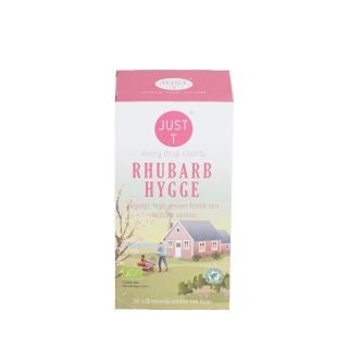 Tēja melnā RHUBARB HYGGE BIO 1,75gx20 Double chamber bag
