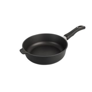 Panna ø 24cm,h-7.5cm, alumīnija, indukcijas, ar pārklājumu