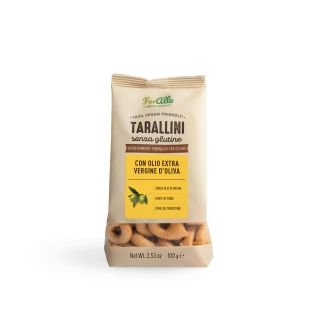 Gluten-free Tarallini with EVO oil 100g